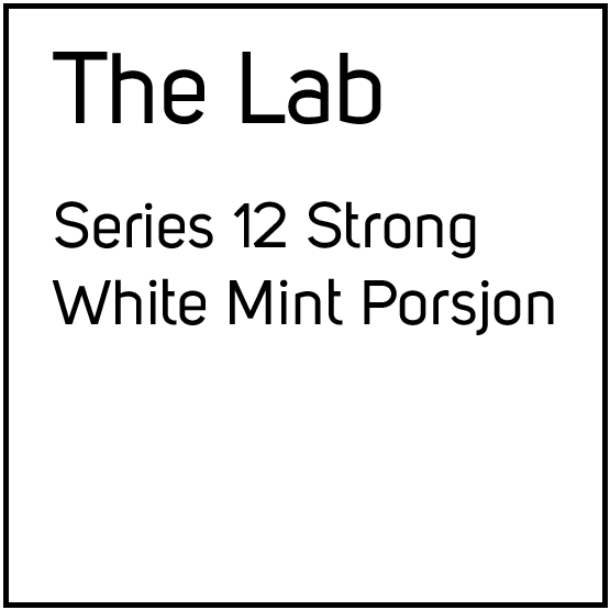 The Lab Series 12 Strong White Mint Porsjonssnus