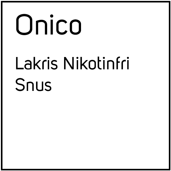 Onico Lakris Nikotinfri Snus