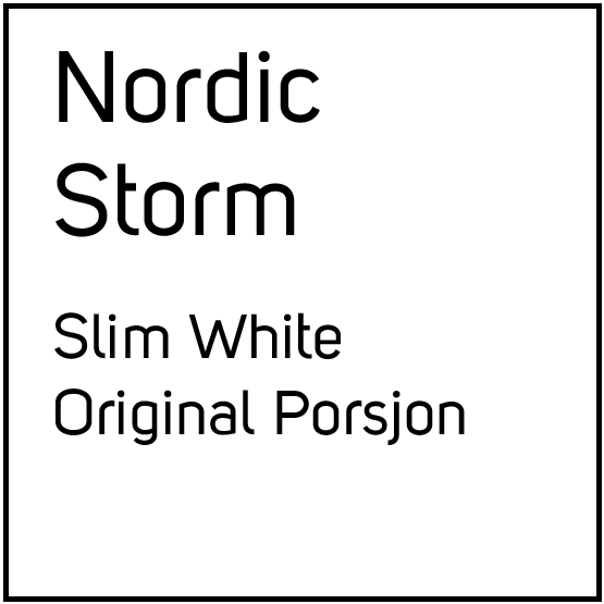 Nordic Storm Slim White Original Porsjonssnus