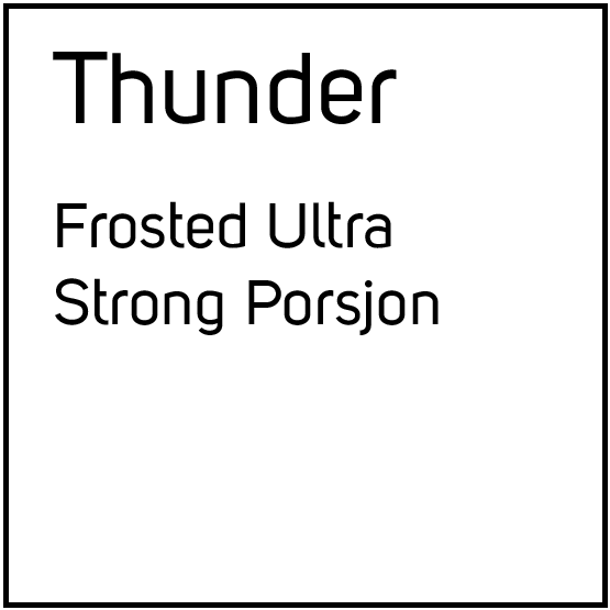 Thunder Frosted Ultra Strong Porsjonssnus