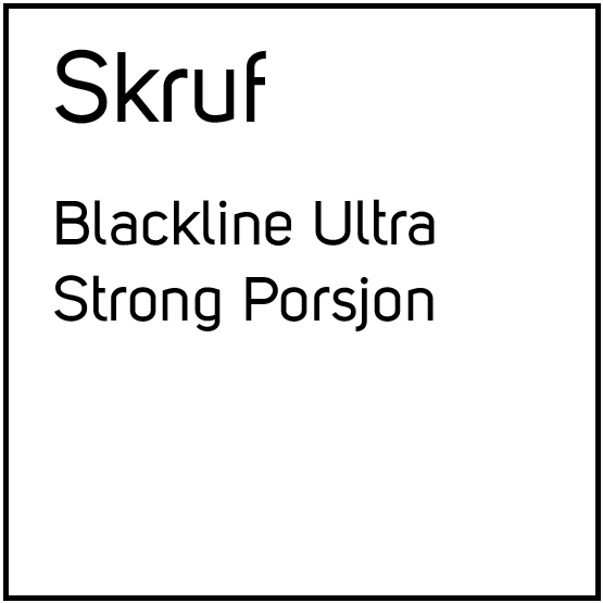 Skruf Blackline Ultra Strong Porsjonssnus