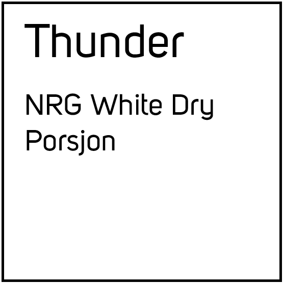 Thunder NRG White Dry Porsjonssnus