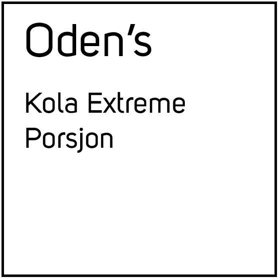 Oden's Kola Extreme Porsjonssnus